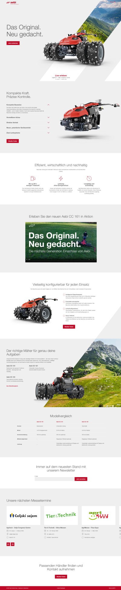 Aebi CC Landingpage