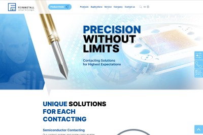 Die alte FEINMETALL Website