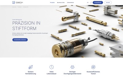 Die neue FEINMETALL Website
