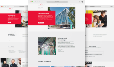 Die Website von gisiger madörin