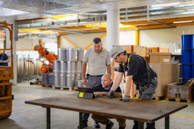 Mitarbeiter von gisiger madörin beim Planen