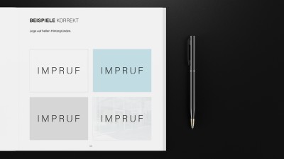 Brandbook Referenz: IMPRUF – Logo