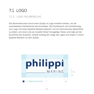 Corporate Design Referenz: philippi – Logo