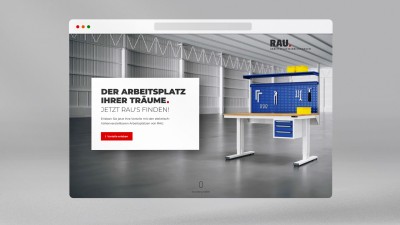 Produktlaunch Referenz: RAU – Landingpage